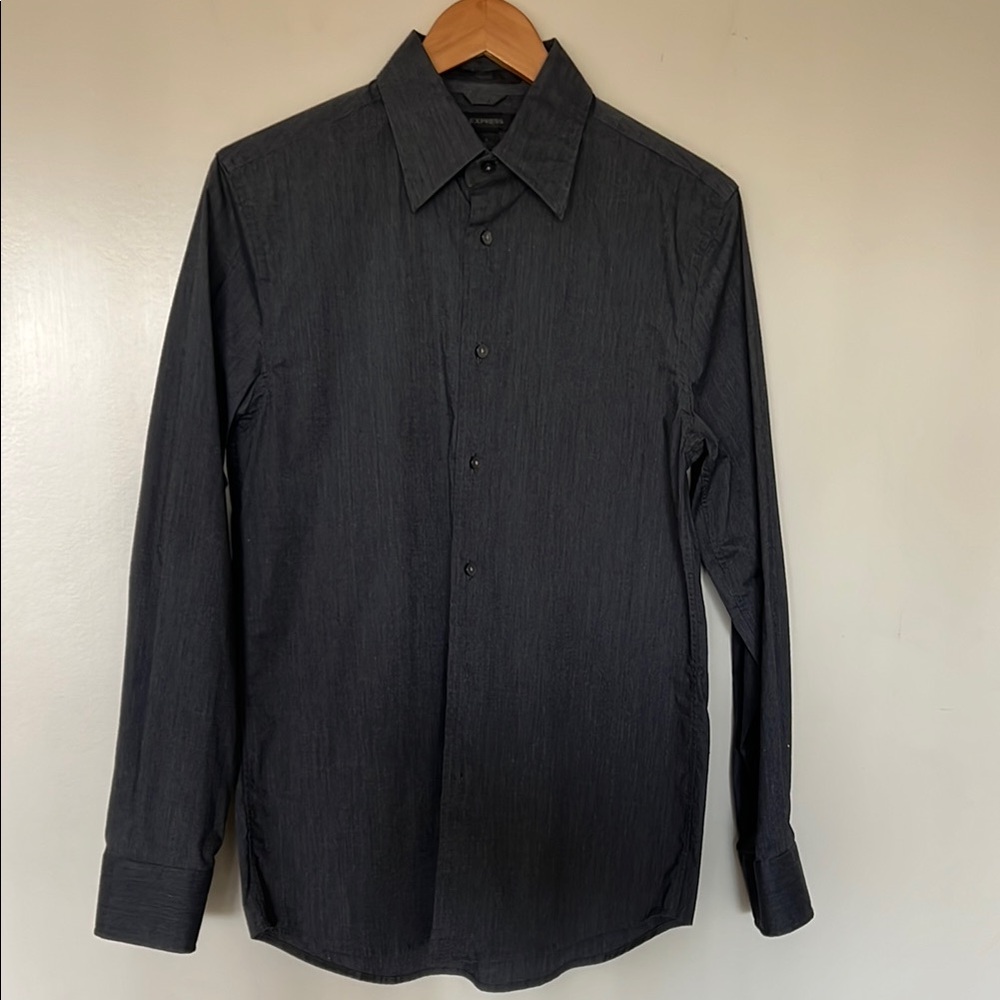 Men's Dark Slate Gray Dress Shirt